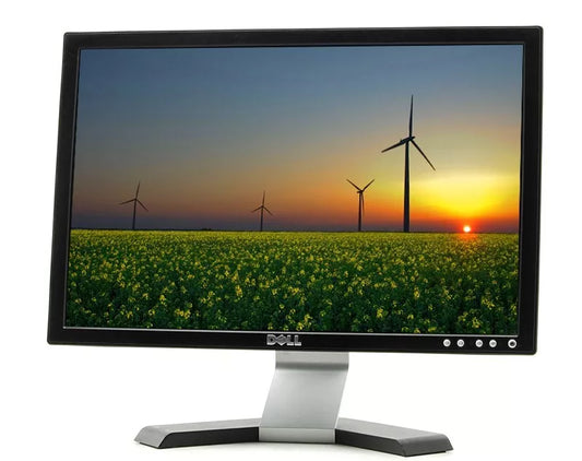 Dell E198WFPv 19" 1440p Widescreen Flat Screen LCD Monitor | VGA DVI, 5ms Response Time, 300cd/m² Brightness, 1000:1 Contrast Ratio, 16.7 Million Colors