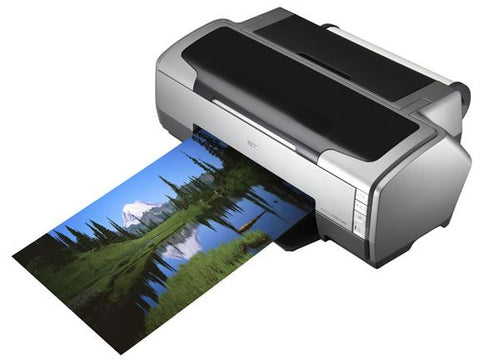 Epson Stylus Photo R1800 Professional Inkjet Printer | 5760 x 1440 dpi, 8-Color UltraChrome Hi-Gloss Ink, 13" Wide