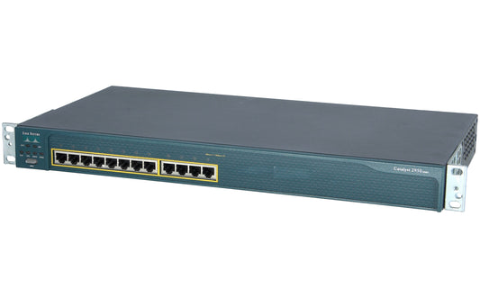 Cisco Catalyst 2950-12 Switch WS-C2950-12 | 12 x 10/100Base-T Ports | Managed Switch | Rack-Mountable
