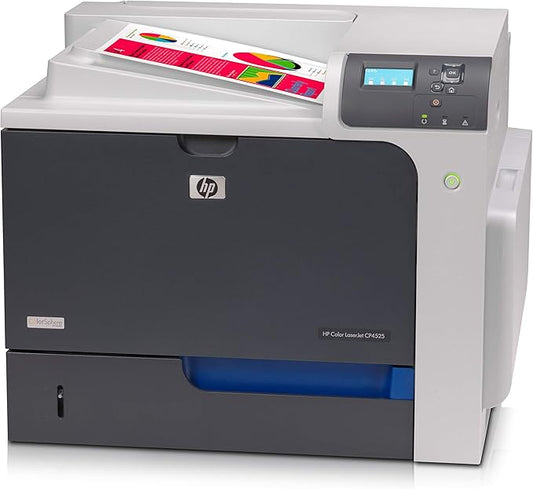 HP Color LaserJet Enterprise CP4525DN | 42 ppm Print Speed, Auto-Duplex, Ethernet & USB Connectivity, Laser Printer, 1200 x 1200 dpi, 2100 Sheet Capacity, Color Printing, 9.53 kg Weight