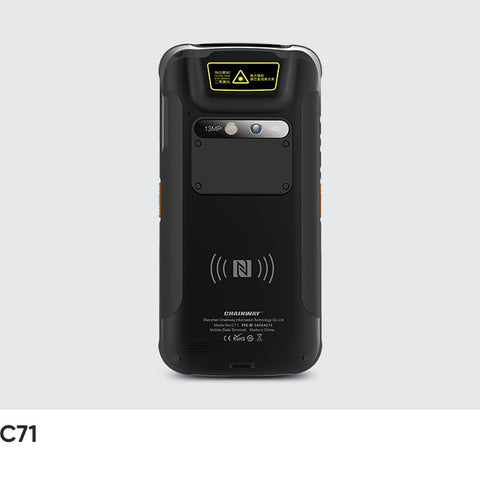 Chainway C71 Rugged Mobile Computer | Android 11/13, Octa-Core, Barcode Scanning & More