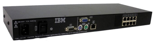 IBM Switch Console M/T-MOD 17353LX KVM Switch - 1U, 8 Ports, Rack-Mountable