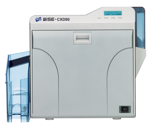 DNP ID Card Printer CX-D80D | Dual-Sided Thermal Retransfer Printing, Full Bleed, 300 dpi