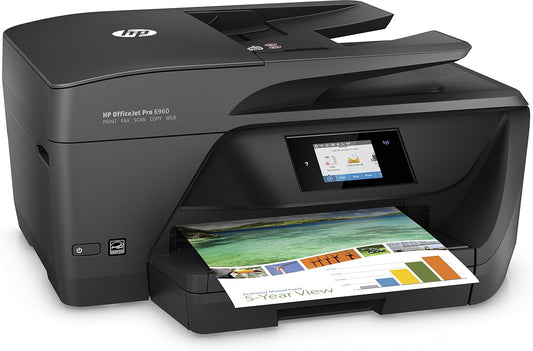 HP OfficeJet Pro 6960 Multifunction Inkjet Printer | Print, Copy, Scan, Fax, Wireless