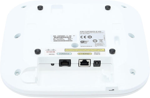 Cisco Aironet 2600i Wireless Access Point | 802.11a/b/g/n/ac, 3x4 MIMO, 450 Mbps, PoE Support, Internal Antennas, Ideal for High-Performance Networks