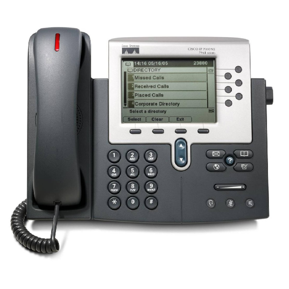 Cisco Phone 7961 | VoIP Telephone with Gigabit Ethernet and LCD Display