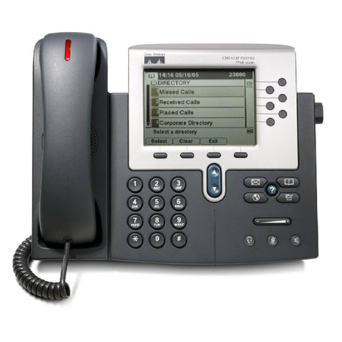 Cisco Phone 7961 | VoIP Telephone with Gigabit Ethernet and LCD Display