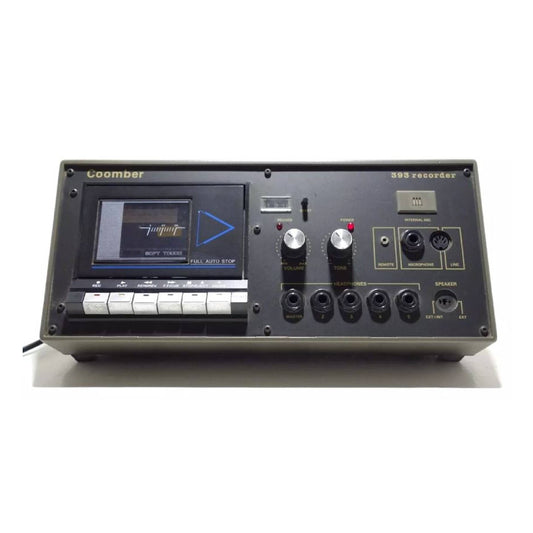 Coomber 396 Professional CD and Cassette Player | 30W Amplifier, Anti-Shock, Microphone Inputs