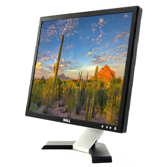 Dell E198FPT 17" LCD Monitor | 1280x1024 Resolution, Flat Panel, Black with Silver Finish