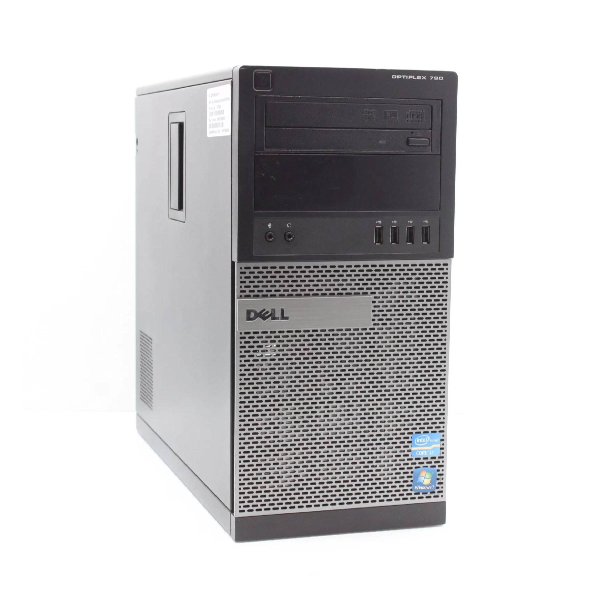 Dell OptiPlex 790 Tower | Intel Core i7-2600 3.40GHz, 8GB RAM, 500GB HDD, Integrated Graphics, Windows 10 Pro