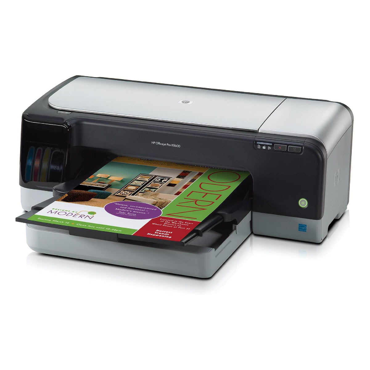 HP OfficeJet Pro K8600 Inkjet Printer with CISS - High-Quality, Fast Printing up to 35 ppm, A4/A3 Printing, USB Connectivity