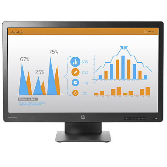 HP ProDisplay P232 23" Full HD Widescreen Flat Panel Monitor - 1920x1080 Resolution, Black