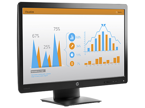 HP ProDisplay P232 23" Full HD Widescreen Flat Panel Monitor - 1920x1080 Resolution, Black