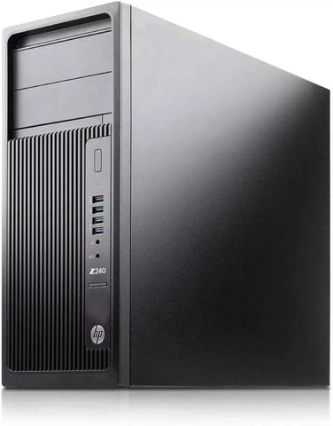 HP Z240 Mid Tower Desktop - Intel Core i3, 8GB RAM, 500GB HDD, Windows 10 Pro